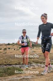 14.10.2023, Font-Romeu, France (FRA): Julie Pierrel (FRA) - Cross-Country training, Font-Romeu (FRA). www.nordicfocus.com. © Authamayou/NordicFocus. Every downloaded picture is fee-liable.