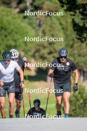 23.09.2023, Font-Romeu, France (FRA): Jules Chappaz (FRA) - Cross-Country training, Font-Romeu (FRA). www.nordicfocus.com. © Authamayou/NordicFocus. Every downloaded picture is fee-liable.