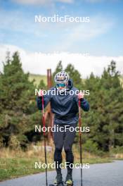 23.09.2023, Font-Romeu, France (FRA): Lucas Chanavat (FRA) - Cross-Country training, Font-Romeu (FRA). www.nordicfocus.com. © Authamayou/NordicFocus. Every downloaded picture is fee-liable.