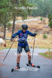 18.10.2023, Font-Romeu, France (FRA): Juliette Ducordeau (FRA) - Cross-Country training, Font-Romeu (FRA). www.nordicfocus.com. © Authamayou/NordicFocus. Every downloaded picture is fee-liable.