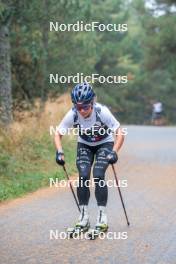 18.10.2023, Font-Romeu, France (FRA): Flora Dolci (FRA) - Cross-Country training, Font-Romeu (FRA). www.nordicfocus.com. © Authamayou/NordicFocus. Every downloaded picture is fee-liable.