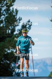 23.09.2023, Font-Romeu, France (FRA): Clément Parisse (FRA) - Cross-Country training, Font-Romeu (FRA). www.nordicfocus.com. © Authamayou/NordicFocus. Every downloaded picture is fee-liable.