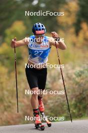 20.10.2023, Ramsau am Dachstein, Austria (AUT): Lauri Lepistoe (FIN) - Cross-Country summer training, Ramsau am Dachstein (AUT). www.nordicfocus.com. © Manzoni/NordicFocus. Every downloaded picture is fee-liable.