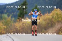 20.10.2023, Ramsau am Dachstein, Austria (AUT): Lauri Lepistoe (FIN) - Cross-Country summer training, Ramsau am Dachstein (AUT). www.nordicfocus.com. © Manzoni/NordicFocus. Every downloaded picture is fee-liable.