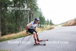 20.10.2023, Ramsau am Dachstein, Austria (AUT): Lauri Lepistoe (FIN) - Cross-Country summer training, Ramsau am Dachstein (AUT). www.nordicfocus.com. © Manzoni/NordicFocus. Every downloaded picture is fee-liable.