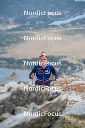 14.10.2023, Font-Romeu, France (FRA): Liv Coupat (FRA) - Cross-Country training, Font-Romeu (FRA). www.nordicfocus.com. © Authamayou/NordicFocus. Every downloaded picture is fee-liable.