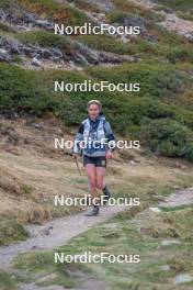 14.10.2023, Font-Romeu, France (FRA): Delphine Claudel (FRA) - Cross-Country training, Font-Romeu (FRA). www.nordicfocus.com. © Authamayou/NordicFocus. Every downloaded picture is fee-liable.