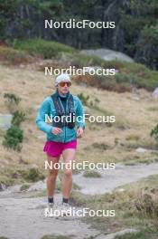 14.10.2023, Font-Romeu, France (FRA): Léna Quintin (FRA) - Cross-Country training, Font-Romeu (FRA). www.nordicfocus.com. © Authamayou/NordicFocus. Every downloaded picture is fee-liable.