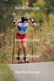 20.10.2023, Ramsau am Dachstein, Austria (AUT): Benjamin Moser (AUT) - Cross-Country summer training, Ramsau am Dachstein (AUT). www.nordicfocus.com. © Manzoni/NordicFocus. Every downloaded picture is fee-liable.