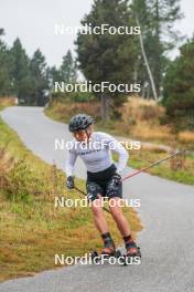 18.10.2023, Font-Romeu, France (FRA): Juliette Ducordeau (FRA) - Cross-Country training, Font-Romeu (FRA). www.nordicfocus.com. © Authamayou/NordicFocus. Every downloaded picture is fee-liable.