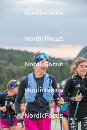 14.10.2023, Font-Romeu, France (FRA): Eve Ondine Duchaufour (FRA) - Cross-Country training, Font-Romeu (FRA). www.nordicfocus.com. © Authamayou/NordicFocus. Every downloaded picture is fee-liable.