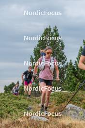 14.10.2023, Font-Romeu, France (FRA): Delphine Claudel (FRA) - Cross-Country training, Font-Romeu (FRA). www.nordicfocus.com. © Authamayou/NordicFocus. Every downloaded picture is fee-liable.