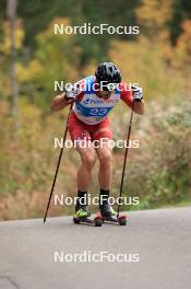 20.10.2023, Ramsau am Dachstein, Austria (AUT): Benjamin Moser (AUT) - Cross-Country summer training, Ramsau am Dachstein (AUT). www.nordicfocus.com. © Manzoni/NordicFocus. Every downloaded picture is fee-liable.