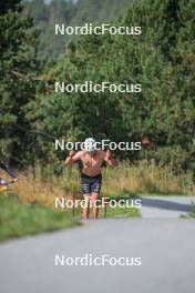 17.09.2023, Font-Romeu, France (FRA): Théo Schely (FRA) - Cross-Country training, Font-Romeu (FRA). www.nordicfocus.com. © Authamayou/NordicFocus. Every downloaded picture is fee-liable.