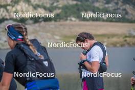 14.10.2023, Font-Romeu, France (FRA): Léna Quintin (FRA) - Cross-Country training, Font-Romeu (FRA). www.nordicfocus.com. © Authamayou/NordicFocus. Every downloaded picture is fee-liable.