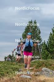 14.10.2023, Font-Romeu, France (FRA): Eve Ondine Duchaufour (FRA) - Cross-Country training, Font-Romeu (FRA). www.nordicfocus.com. © Authamayou/NordicFocus. Every downloaded picture is fee-liable.