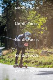 23.09.2023, Font-Romeu, France (FRA): Lucas Chanavat (FRA) - Cross-Country training, Font-Romeu (FRA). www.nordicfocus.com. © Authamayou/NordicFocus. Every downloaded picture is fee-liable.