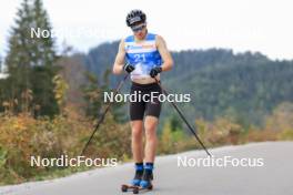 20.10.2023, Ramsau am Dachstein, Austria (AUT): Niilo Moilanen (FIN) - Cross-Country summer training, Ramsau am Dachstein (AUT). www.nordicfocus.com. © Manzoni/NordicFocus. Every downloaded picture is fee-liable.