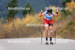 20.10.2023, Ramsau am Dachstein, Austria (AUT): Michael Foettinger (AUT) - Cross-Country summer training, Ramsau am Dachstein (AUT). www.nordicfocus.com. © Manzoni/NordicFocus. Every downloaded picture is fee-liable.