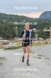 14.10.2023, Font-Romeu, France (FRA): Delphine Claudel (FRA) - Cross-Country training, Font-Romeu (FRA). www.nordicfocus.com. © Authamayou/NordicFocus. Every downloaded picture is fee-liable.