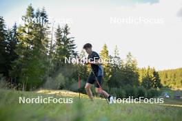 26.09.2023, Oberhof, Germany (GER): Antonin Savary (SUI) - Cross-Country training, Oberhof (GER). www.nordicfocus.com. © Reichert/NordicFocus. Every downloaded picture is fee-liable.