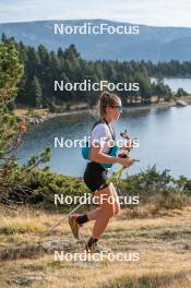 14.10.2023, Font-Romeu, France (FRA): Mélissa Gal (FRA) - Cross-Country training, Font-Romeu (FRA). www.nordicfocus.com. © Authamayou/NordicFocus. Every downloaded picture is fee-liable.