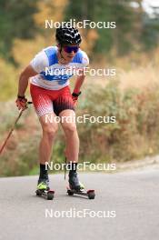 20.10.2023, Ramsau am Dachstein, Austria (AUT): Christian Steiner (AUT) - Cross-Country summer training, Ramsau am Dachstein (AUT). www.nordicfocus.com. © Manzoni/NordicFocus. Every downloaded picture is fee-liable.