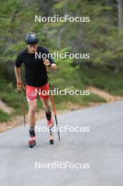 19.10.2023, Ramsau am Dachstein, Austria (AUT): Mika Vermeulen (AUT) - Cross-Country summer training, Ramsau am Dachstein (AUT). www.nordicfocus.com. © Manzoni/NordicFocus. Every downloaded picture is fee-liable.