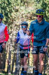 23.09.2023, Font-Romeu, France (FRA): Jules Lapierre (FRA) - Cross-Country training, Font-Romeu (FRA). www.nordicfocus.com. © Authamayou/NordicFocus. Every downloaded picture is fee-liable.