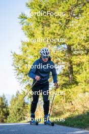 23.09.2023, Font-Romeu, France (FRA): Théo Schely (FRA) - Cross-Country training, Font-Romeu (FRA). www.nordicfocus.com. © Authamayou/NordicFocus. Every downloaded picture is fee-liable.