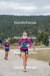 14.10.2023, Font-Romeu, France (FRA): Mélissa Gal (FRA) - Cross-Country training, Font-Romeu (FRA). www.nordicfocus.com. © Authamayou/NordicFocus. Every downloaded picture is fee-liable.