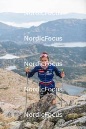 14.10.2023, Font-Romeu, France (FRA): Liv Coupat (FRA) - Cross-Country training, Font-Romeu (FRA). www.nordicfocus.com. © Authamayou/NordicFocus. Every downloaded picture is fee-liable.