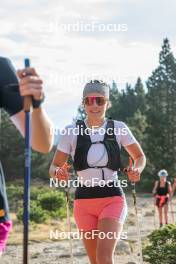 14.10.2023, Font-Romeu, France (FRA): Julie Pierrel (FRA) - Cross-Country training, Font-Romeu (FRA). www.nordicfocus.com. © Authamayou/NordicFocus. Every downloaded picture is fee-liable.