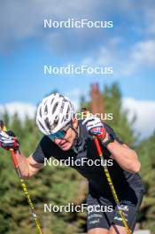 23.09.2023, Font-Romeu, France (FRA): Théo Schely (FRA) - Cross-Country training, Font-Romeu (FRA). www.nordicfocus.com. © Authamayou/NordicFocus. Every downloaded picture is fee-liable.