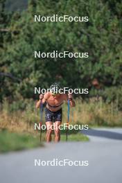 17.09.2023, Font-Romeu, France (FRA): Clément Parisse (FRA) - Cross-Country training, Font-Romeu (FRA). www.nordicfocus.com. © Authamayou/NordicFocus. Every downloaded picture is fee-liable.