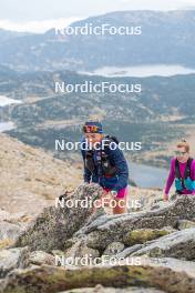 14.10.2023, Font-Romeu, France (FRA): Juliette Ducordeau (FRA) - Cross-Country training, Font-Romeu (FRA). www.nordicfocus.com. © Authamayou/NordicFocus. Every downloaded picture is fee-liable.