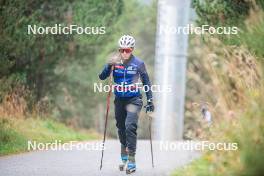 18.10.2023, Font-Romeu, France (FRA): Mélissa Gal (FRA) - Cross-Country training, Font-Romeu (FRA). www.nordicfocus.com. © Authamayou/NordicFocus. Every downloaded picture is fee-liable.