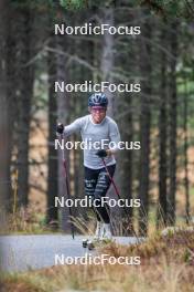 18.10.2023, Font-Romeu, France (FRA): Flora Dolci (FRA) - Cross-Country training, Font-Romeu (FRA). www.nordicfocus.com. © Authamayou/NordicFocus. Every downloaded picture is fee-liable.