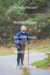 18.10.2023, Font-Romeu, France (FRA): Mélissa Gal (FRA) - Cross-Country training, Font-Romeu (FRA). www.nordicfocus.com. © Authamayou/NordicFocus. Every downloaded picture is fee-liable.