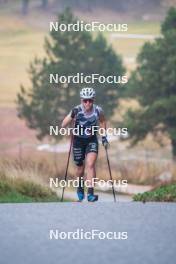 18.10.2023, Font-Romeu, France (FRA): Mélissa Gal (FRA) - Cross-Country training, Font-Romeu (FRA). www.nordicfocus.com. © Authamayou/NordicFocus. Every downloaded picture is fee-liable.