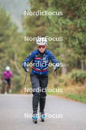 18.10.2023, Font-Romeu, France (FRA): Mélissa Gal (FRA) - Cross-Country training, Font-Romeu (FRA). www.nordicfocus.com. © Authamayou/NordicFocus. Every downloaded picture is fee-liable.