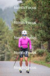 18.10.2023, Font-Romeu, France (FRA): Liv Coupat (FRA) - Cross-Country training, Font-Romeu (FRA). www.nordicfocus.com. © Authamayou/NordicFocus. Every downloaded picture is fee-liable.