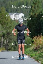 17.09.2023, Font-Romeu, France (FRA): Théo Schely (FRA) - Cross-Country training, Font-Romeu (FRA). www.nordicfocus.com. © Authamayou/NordicFocus. Every downloaded picture is fee-liable.