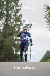 18.10.2023, Font-Romeu, France (FRA): Mélissa Gal (FRA) - Cross-Country training, Font-Romeu (FRA). www.nordicfocus.com. © Authamayou/NordicFocus. Every downloaded picture is fee-liable.