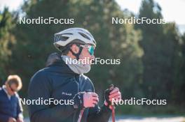 23.09.2023, Font-Romeu, France (FRA): Lucas Chanavat (FRA) - Cross-Country training, Font-Romeu (FRA). www.nordicfocus.com. © Authamayou/NordicFocus. Every downloaded picture is fee-liable.