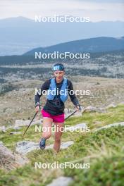 14.10.2023, Font-Romeu, France (FRA): Eve Ondine Duchaufour (FRA) - Cross-Country training, Font-Romeu (FRA). www.nordicfocus.com. © Authamayou/NordicFocus. Every downloaded picture is fee-liable.