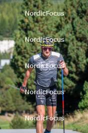 23.09.2023, Font-Romeu, France (FRA): Clément Parisse (FRA) - Cross-Country training, Font-Romeu (FRA). www.nordicfocus.com. © Authamayou/NordicFocus. Every downloaded picture is fee-liable.