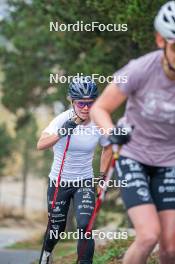 18.10.2023, Font-Romeu, France (FRA): Flora Dolci (FRA) - Cross-Country training, Font-Romeu (FRA). www.nordicfocus.com. © Authamayou/NordicFocus. Every downloaded picture is fee-liable.