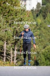 23.09.2023, Font-Romeu, France (FRA): Théo Schely (FRA) - Cross-Country training, Font-Romeu (FRA). www.nordicfocus.com. © Authamayou/NordicFocus. Every downloaded picture is fee-liable.