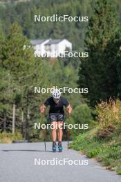 17.09.2023, Font-Romeu, France (FRA): Théo Schely (FRA) - Cross-Country training, Font-Romeu (FRA). www.nordicfocus.com. © Authamayou/NordicFocus. Every downloaded picture is fee-liable.